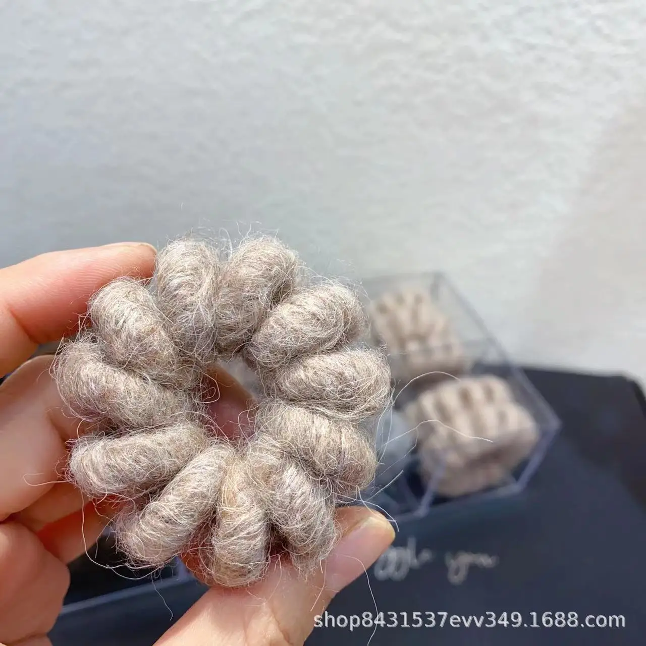 Autumn Plush Hair Pony High Elastic Rings