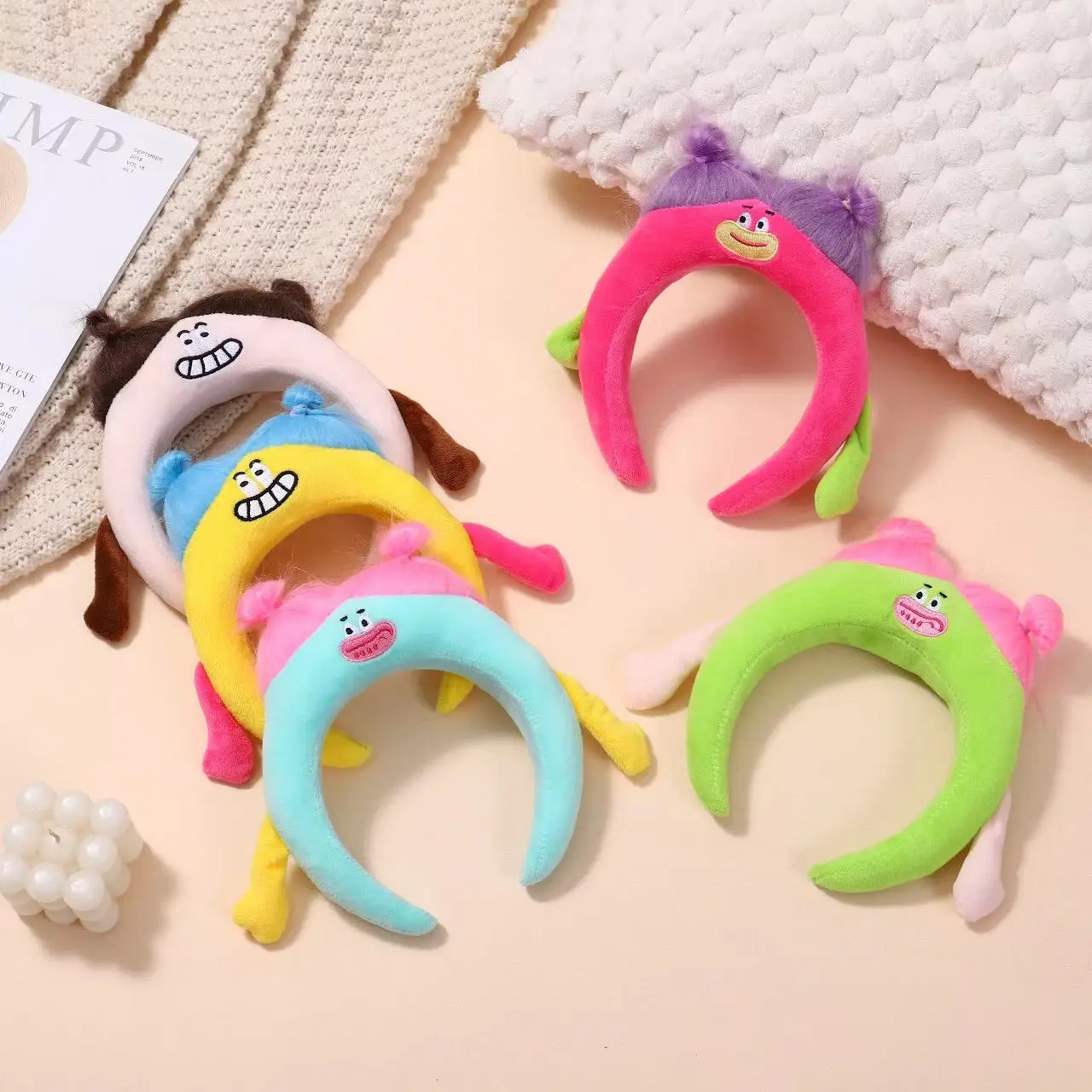 2023 Cute Cartoon Headband for Face Wash & Hair Accessories — feature 3