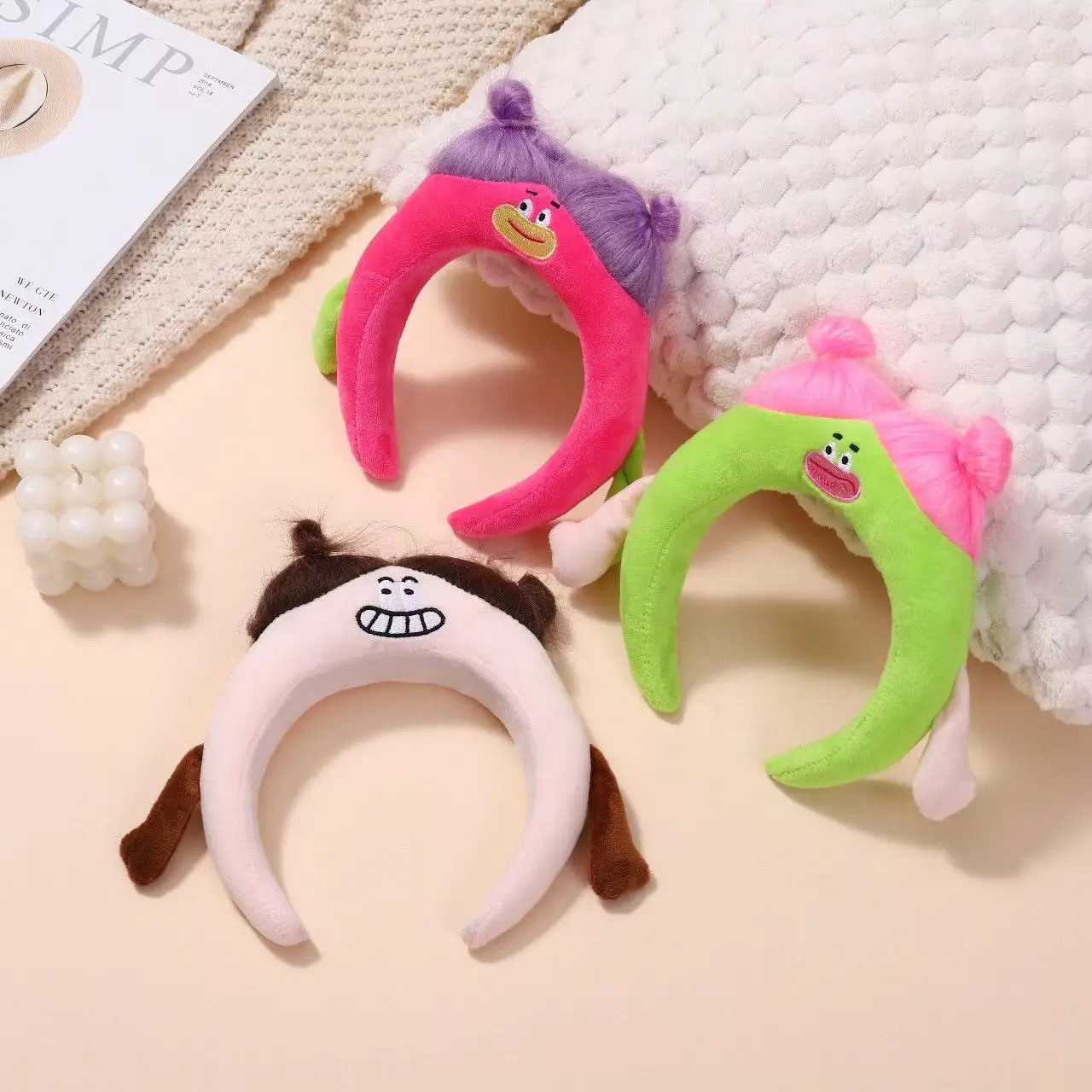 2023 Cute Cartoon Headband for Face Wash & Hair Accessories — feature 4