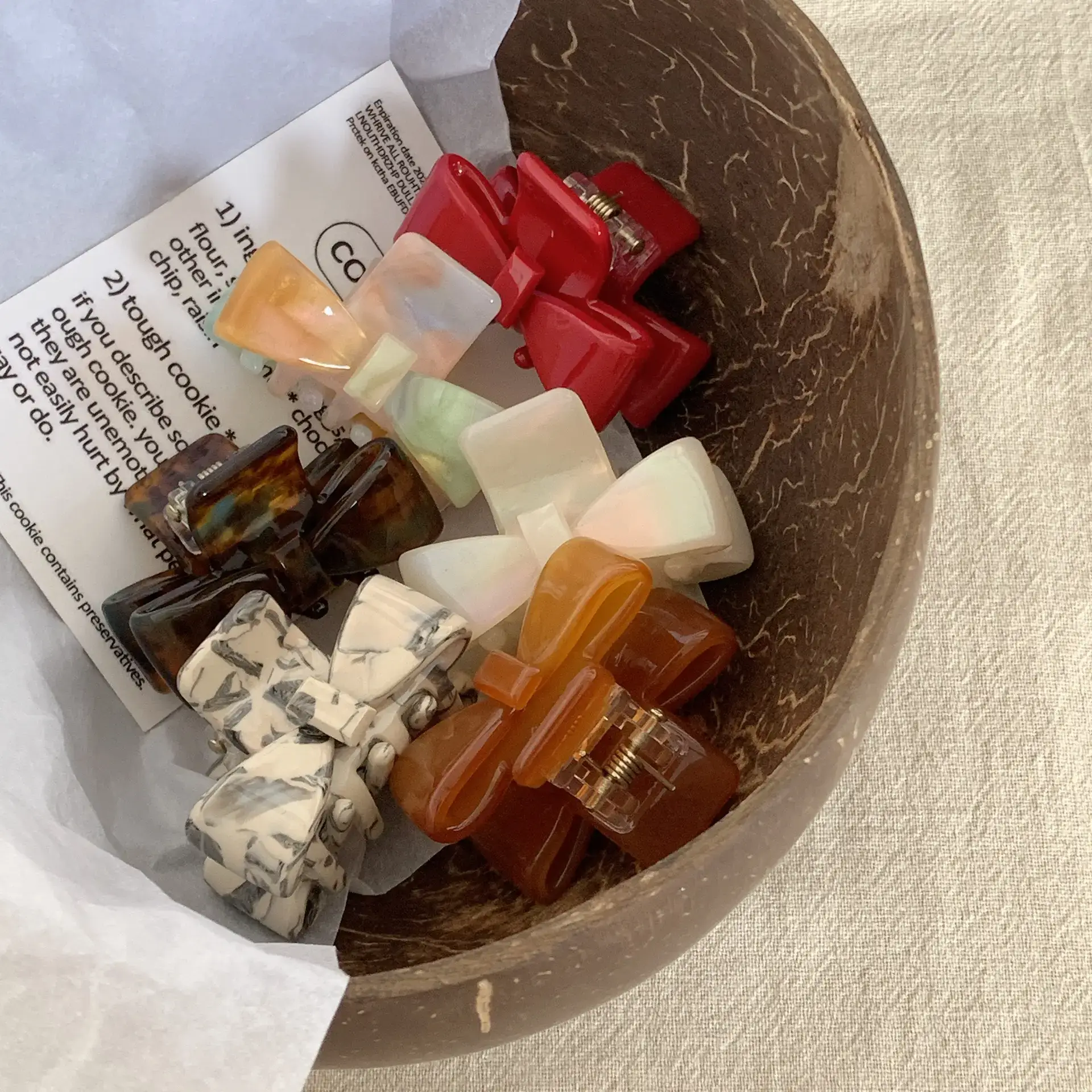 Korean Style Acetate Bow Clips for Hair — feature 14