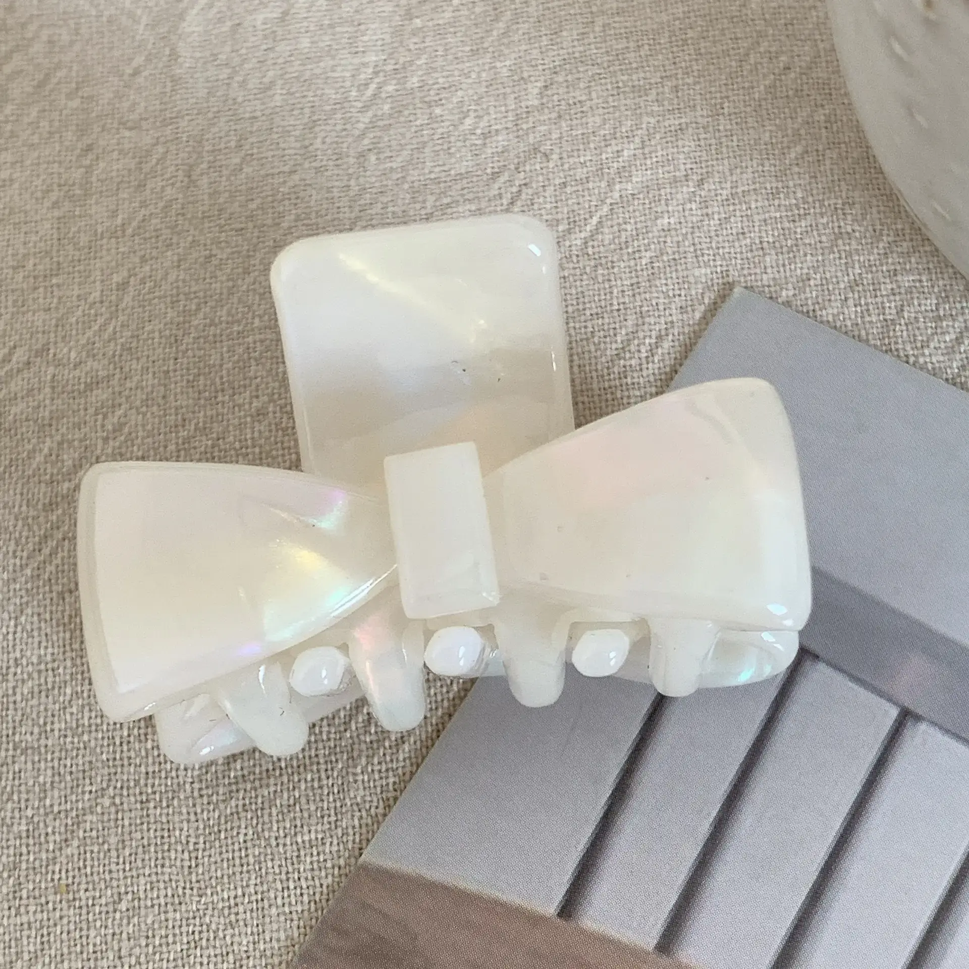 Korean Style Acetate Bow Clips for Hair - Image 5