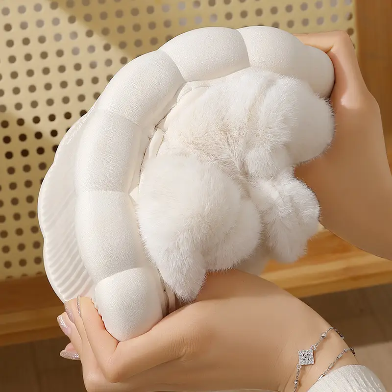 Cute All-Cotton Slippers for Women, New Autumn and Winter Style, Closed Heel, Indoor Home Thick-Soled Warm Non-Slip Plush Cotton Shoes for Men - Image 15