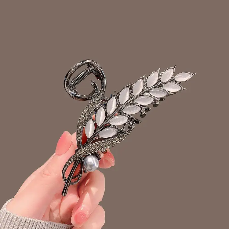 Golden Opal Claw Hairpin for Women Elegant Clip - Image 9