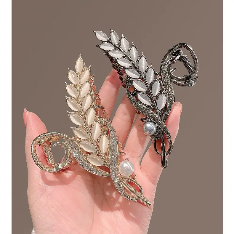 Golden Opal Claw Hairpin for Women Elegant Clip - Image 11