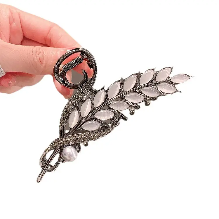 Golden Opal Claw Hairpin for Women Elegant Clip - Image 12