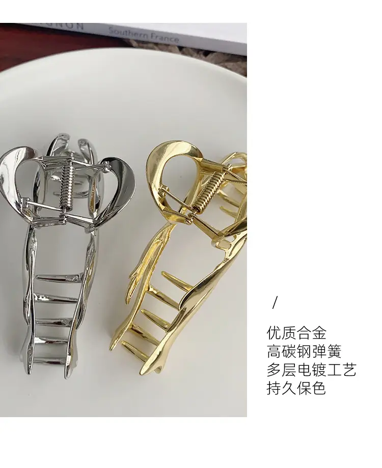 High-end Silver Shark Clip for Women 2023 — feature 13