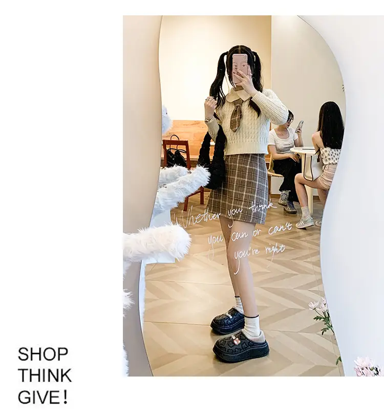Bear bag heel cotton slippers dormitory good warm cartoon bag heel thickened cotton slippers girl style waterproof shoes lining — feature 22