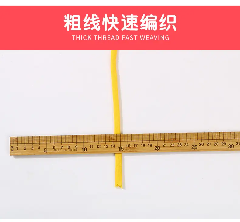 Cloth thread hand-woven diy material hook cotton slippers bag Crochet high elastic thick wool ball large cotton thread — feature 3