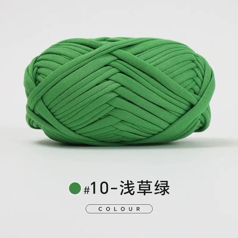 Cloth thread hand-woven diy material hook cotton slippers bag Crochet high elastic thick wool ball large cotton thread - Image 10