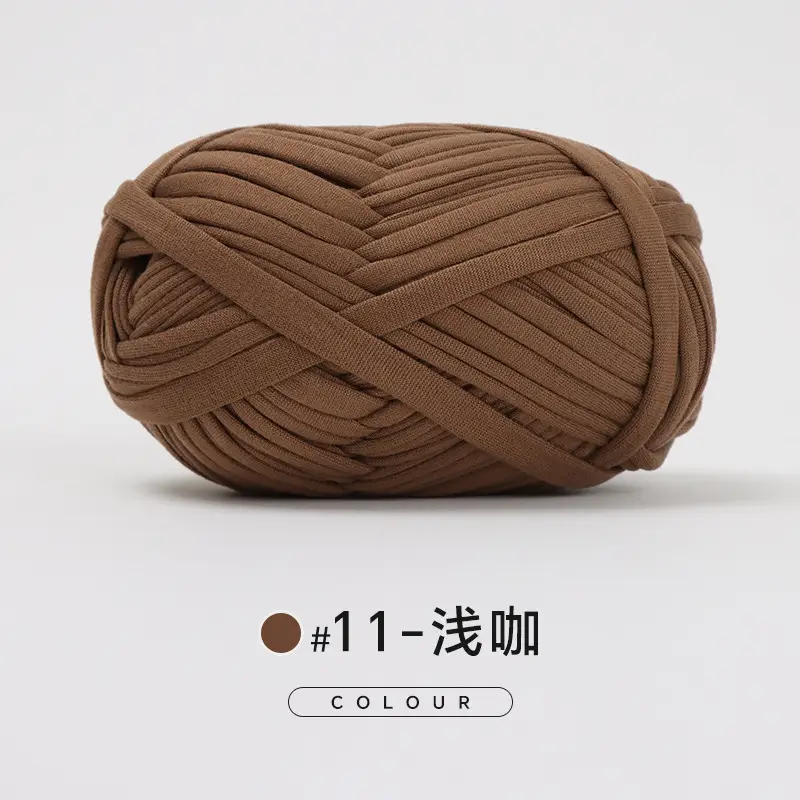 Cloth thread hand-woven diy material hook cotton slippers bag Crochet high elastic thick wool ball large cotton thread - Image 11