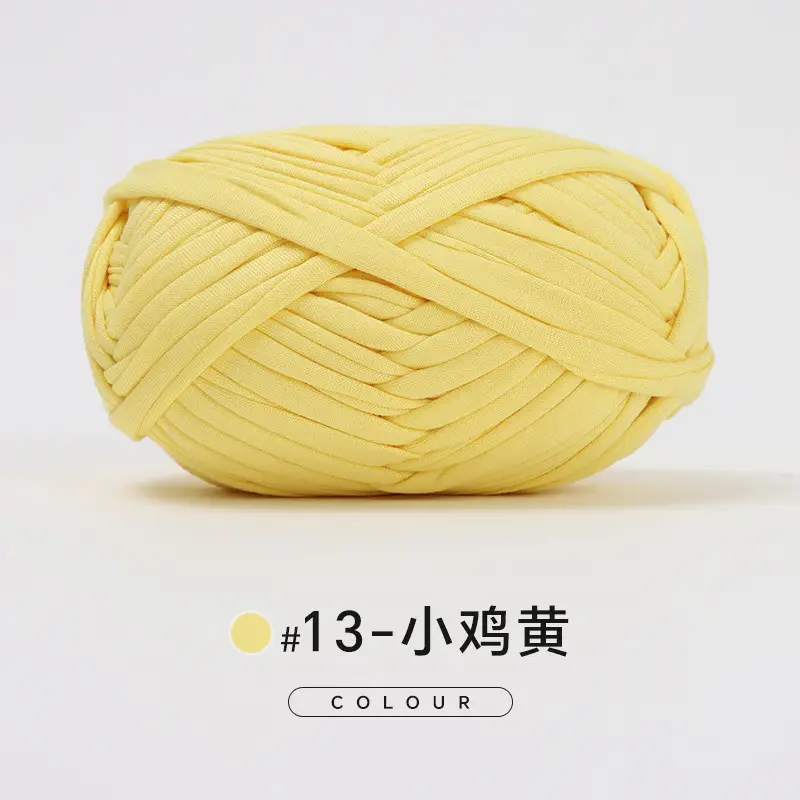 Cloth thread hand-woven diy material hook cotton slippers bag Crochet high elastic thick wool ball large cotton thread - Image 13