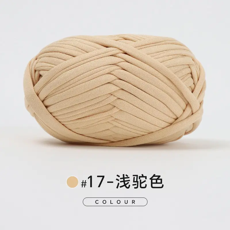 Cloth thread hand-woven diy material hook cotton slippers bag Crochet high elastic thick wool ball large cotton thread - Image 17