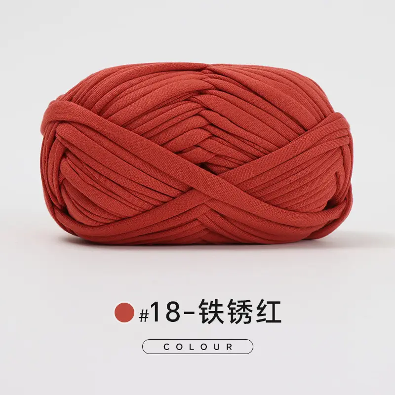 Cloth thread hand-woven diy material hook cotton slippers bag Crochet high elastic thick wool ball large cotton thread - Image 18