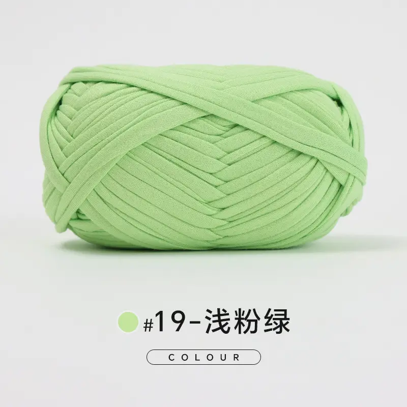 Cloth thread hand-woven diy material hook cotton slippers bag Crochet high elastic thick wool ball large cotton thread - Image 19