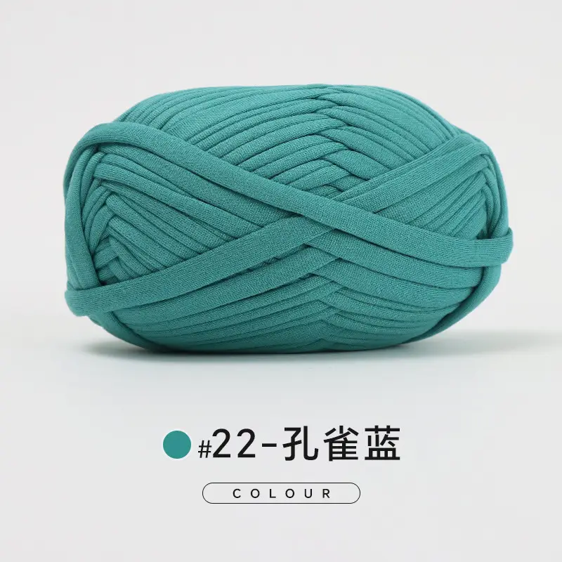 Cloth thread hand-woven diy material hook cotton slippers bag Crochet high elastic thick wool ball large cotton thread - Image 22