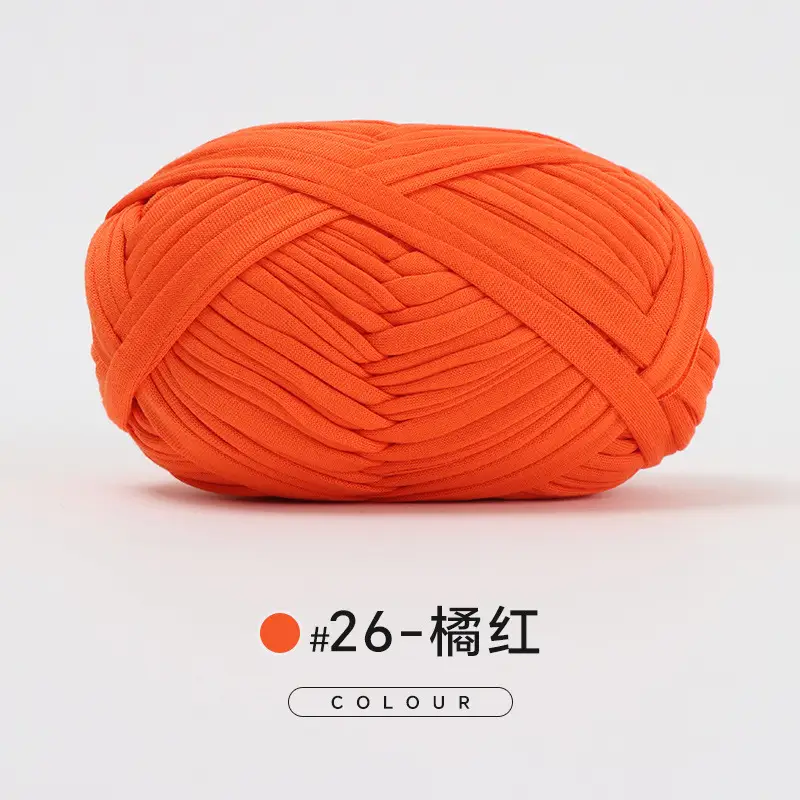 Cloth thread hand-woven diy material hook cotton slippers bag Crochet high elastic thick wool ball large cotton thread - Image 26