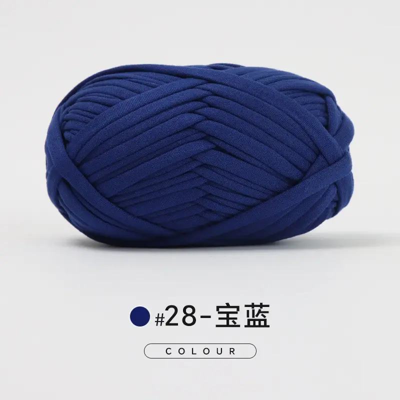 Cloth thread hand-woven diy material hook cotton slippers bag Crochet high elastic thick wool ball large cotton thread - Image 28