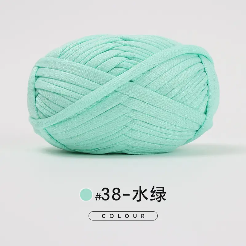 Cloth thread hand-woven diy material hook cotton slippers bag Crochet high elastic thick wool ball large cotton thread - Image 35