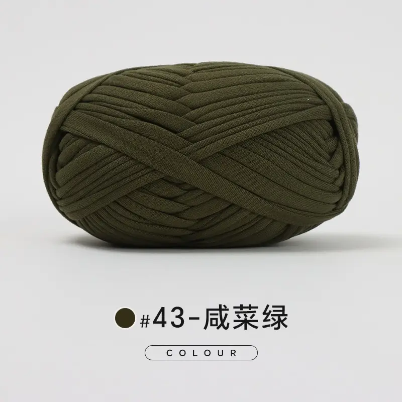 Cloth thread hand-woven diy material hook cotton slippers bag Crochet high elastic thick wool ball large cotton thread - Image 39