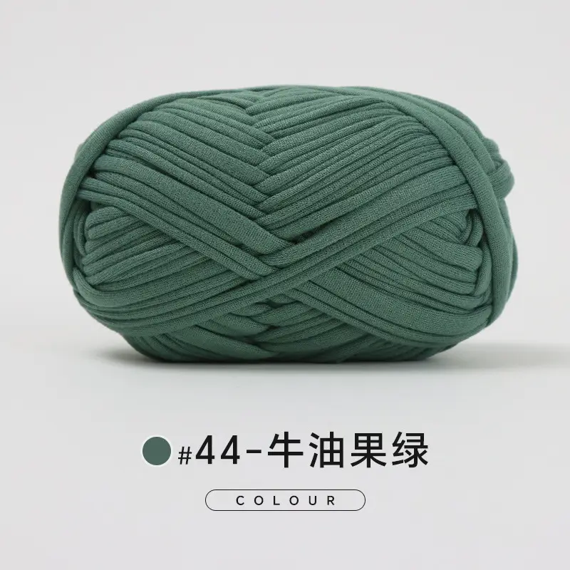 Cloth thread hand-woven diy material hook cotton slippers bag Crochet high elastic thick wool ball large cotton thread - Image 40
