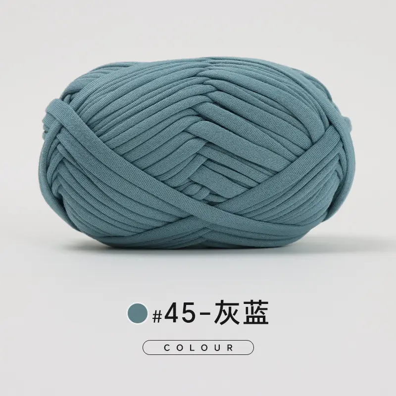 Cloth thread hand-woven diy material hook cotton slippers bag Crochet high elastic thick wool ball large cotton thread - Image 41