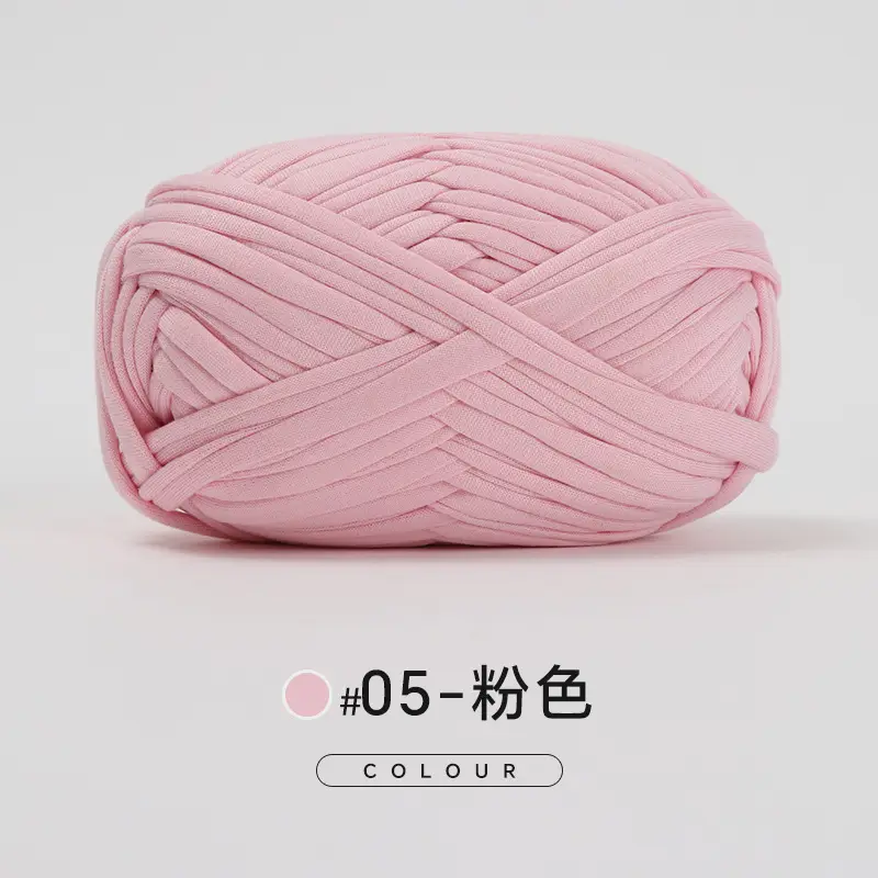 Cloth thread hand-woven diy material hook cotton slippers bag Crochet high elastic thick wool ball large cotton thread - Image 5