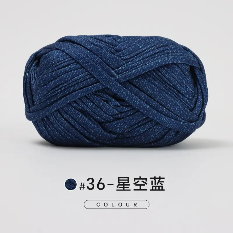 Cloth thread hand-woven diy material hook cotton slippers bag Crochet high elastic thick wool ball large cotton thread - Image 50