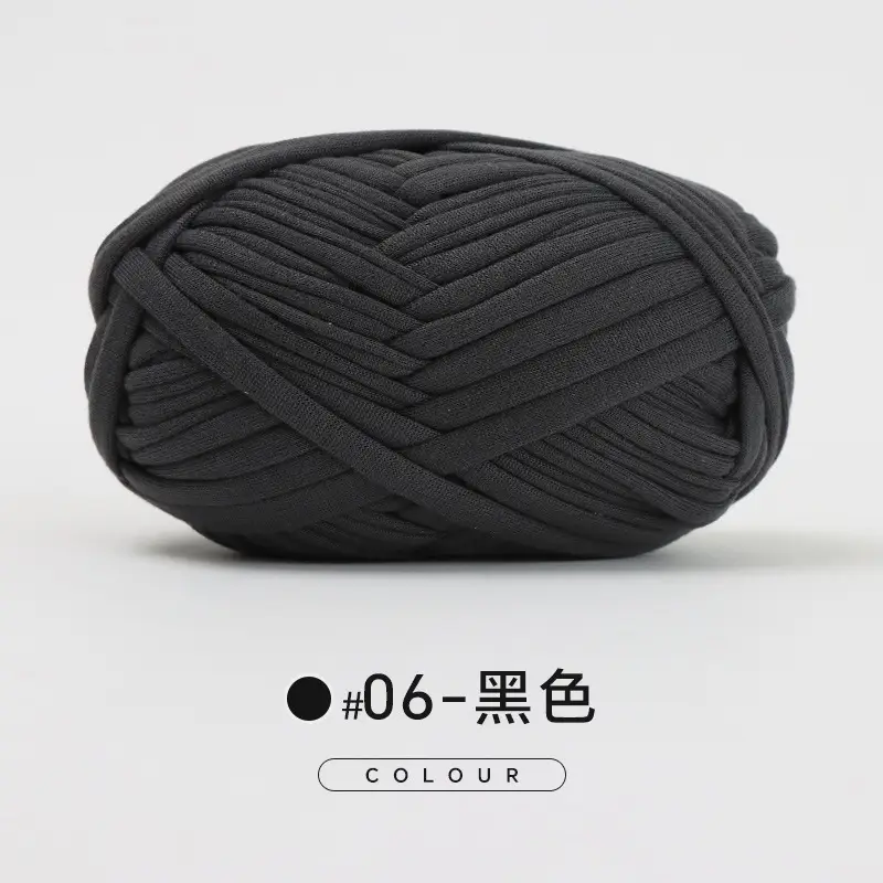 Cloth thread hand-woven diy material hook cotton slippers bag Crochet high elastic thick wool ball large cotton thread - Image 6