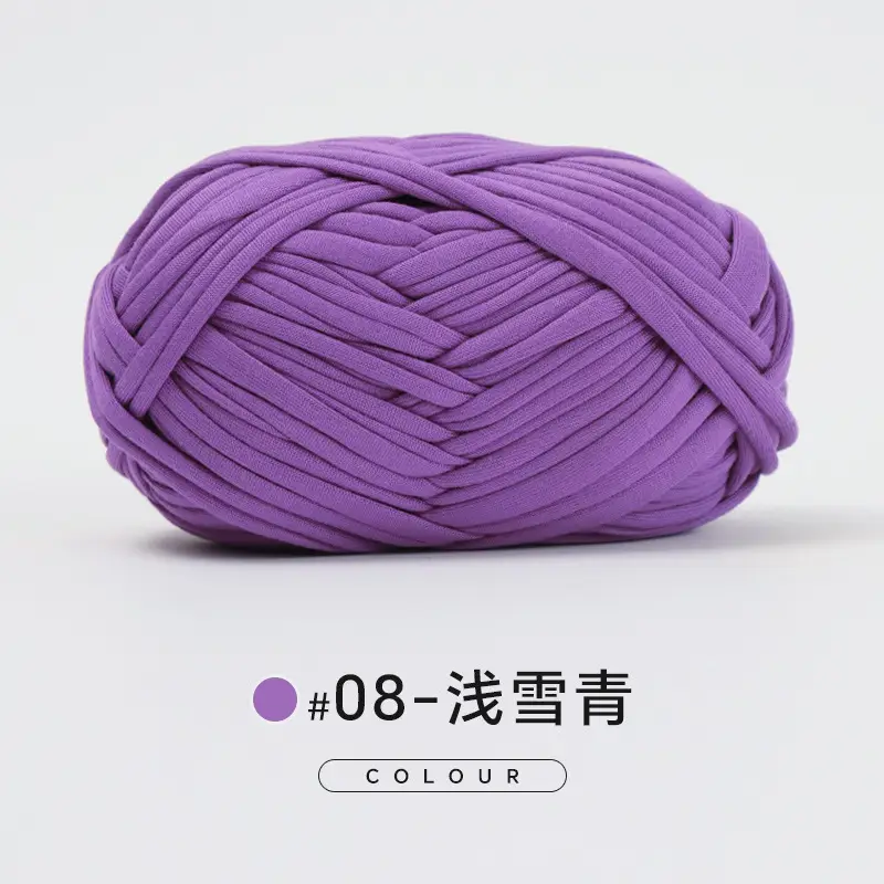 Cloth thread hand-woven diy material hook cotton slippers bag Crochet high elastic thick wool ball large cotton thread - Image 8