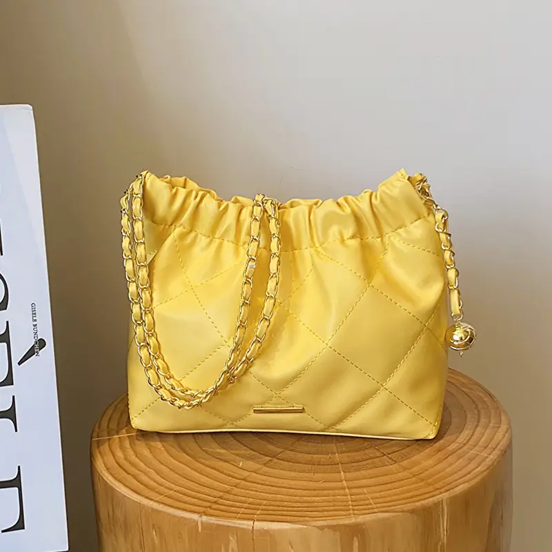 Crossbody Bag for Women with Chain & Quilted Design - Image 5