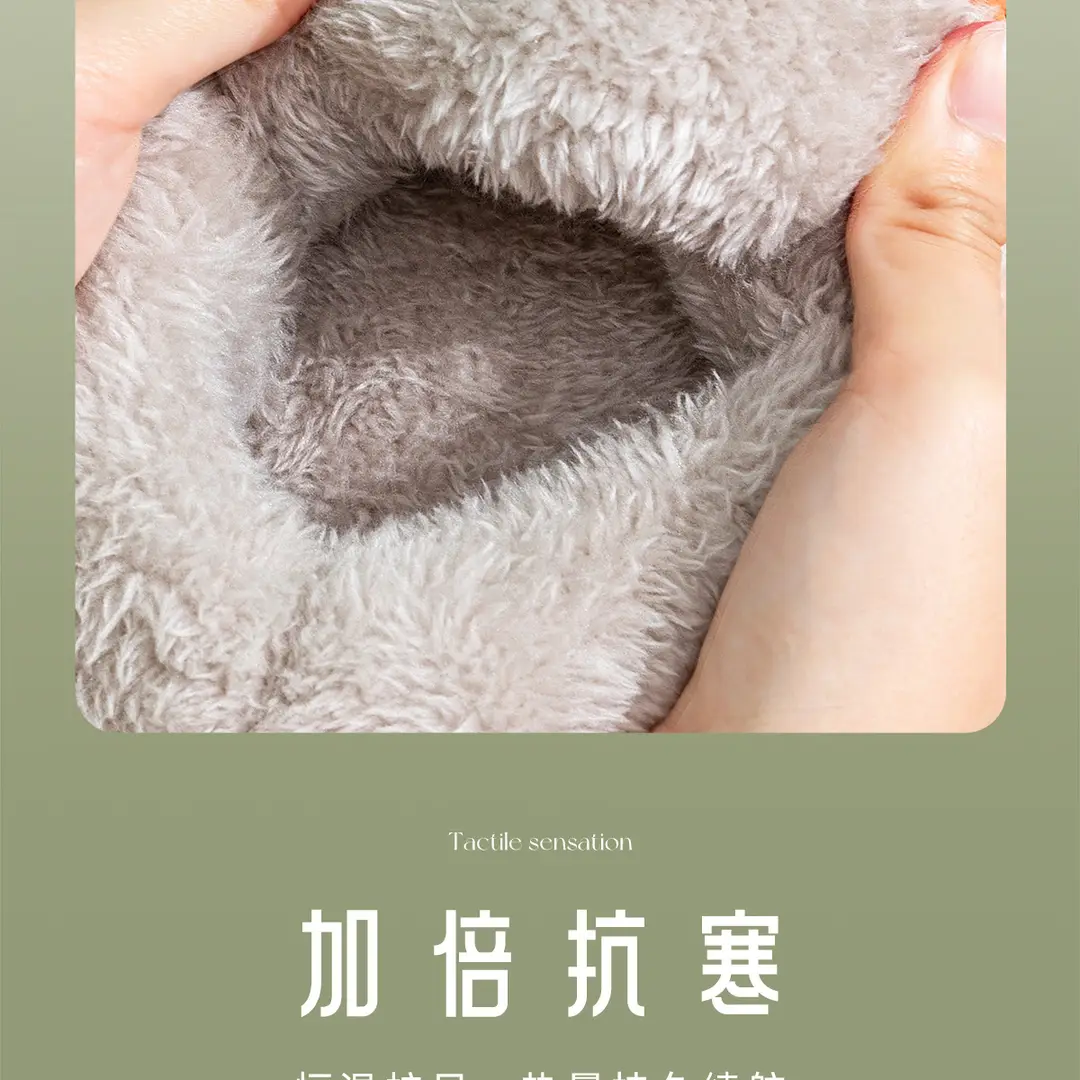 Lidani Down Cotton Shoes Women's Outer Wear Non-slip Winter Warm Home Indoor Moon Shoes Couple Cotton Slippers Men's Wholesale — feature 7