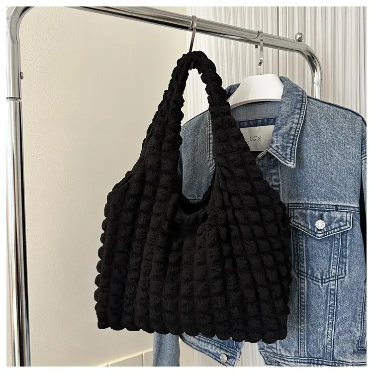 Pink Pleated Shoulder Bag for Women 2023 — feature 21