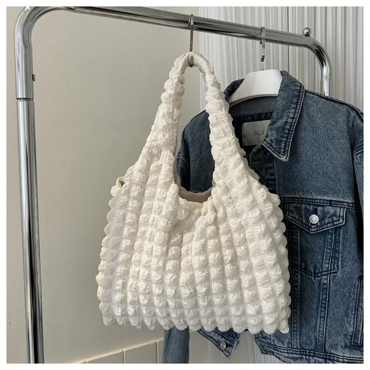 Pink Pleated Shoulder Bag for Women 2023 — feature 22