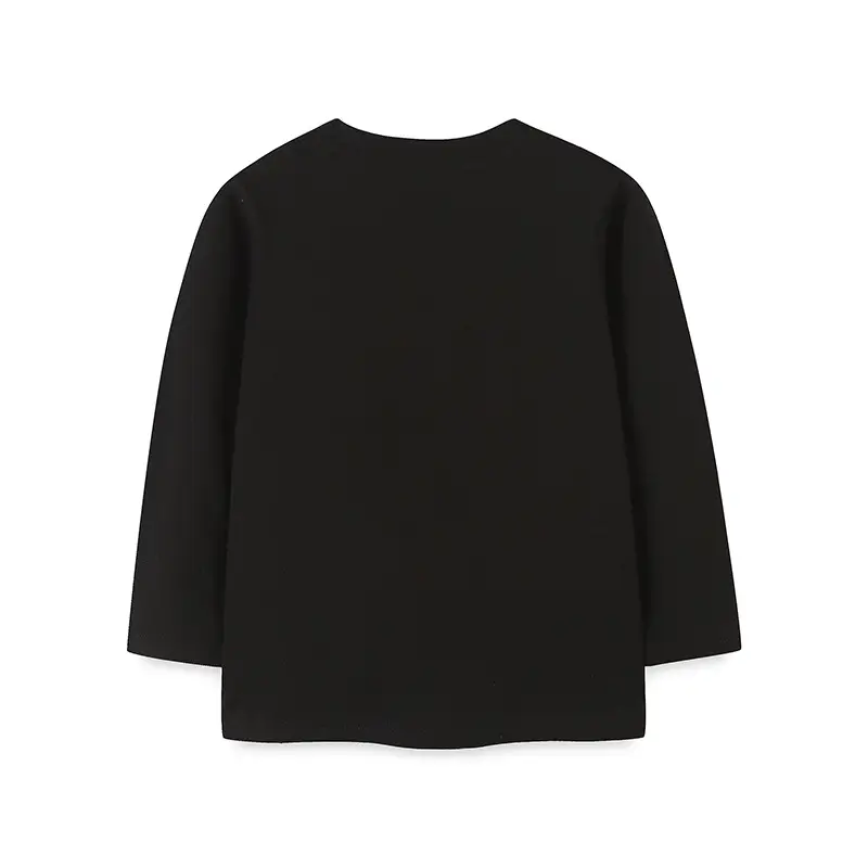 Black Long Sleeve T-Shirt for Boys Autumn Wear - Image 4