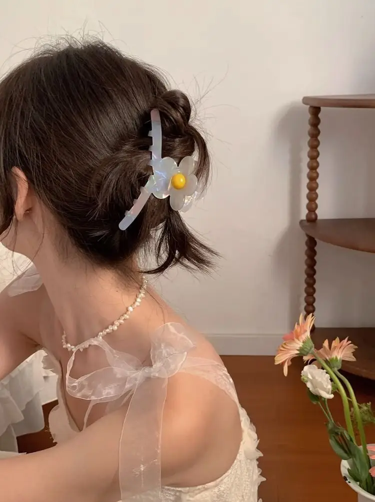 Korean-style Mermaid Flower Hairpin for Women — feature 2