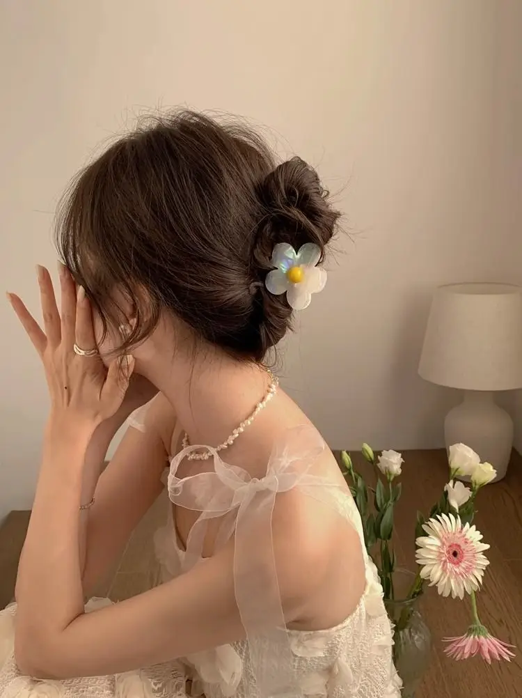 Korean-style Mermaid Flower Hairpin for Women — feature 3