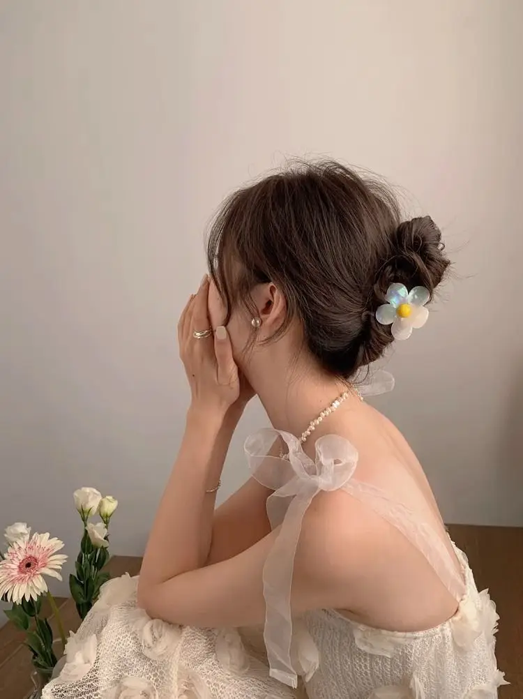 Korean-style Mermaid Flower Hairpin for Women — feature 4