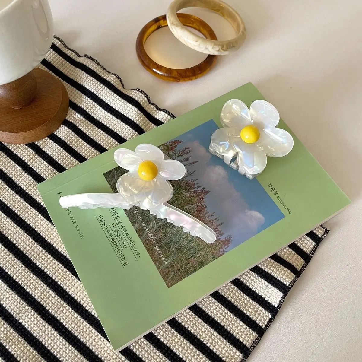 Korean-style Mermaid Flower Hairpin for Women — feature 7