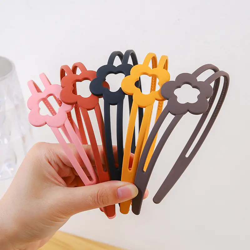 Girls' Toothed Matte Headband Non-Slip Summer Hair Accessory