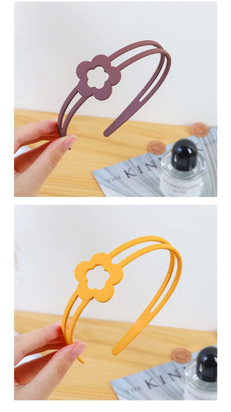 Girls' Toothed Matte Headband Non-Slip Summer Hair Accessory — feature 10