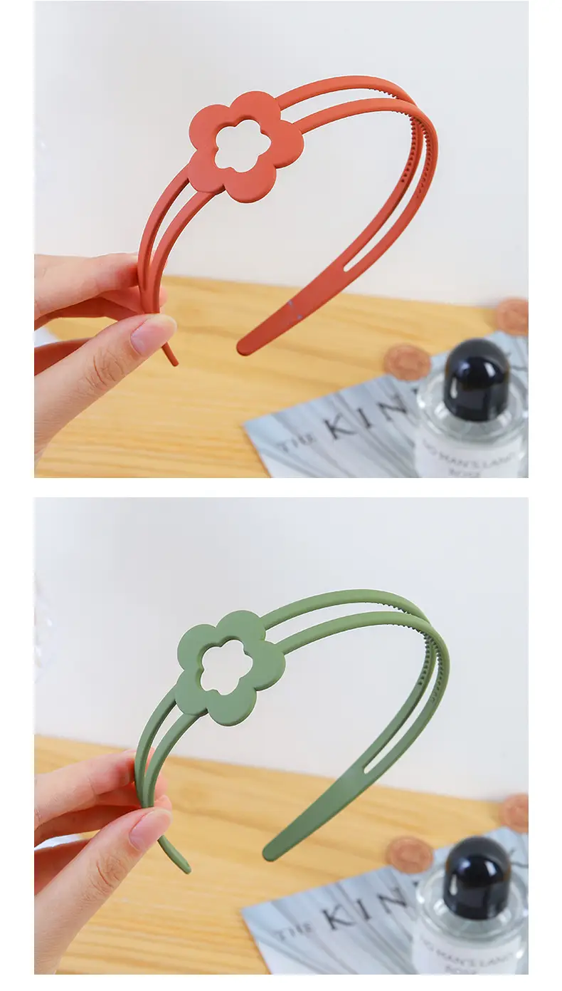 Girls' Toothed Matte Headband Non-Slip Summer Hair Accessory — feature 11