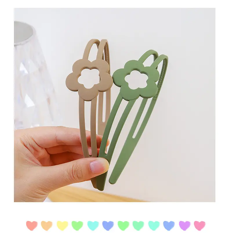 Girls' Toothed Matte Headband Non-Slip Summer Hair Accessory — feature 6