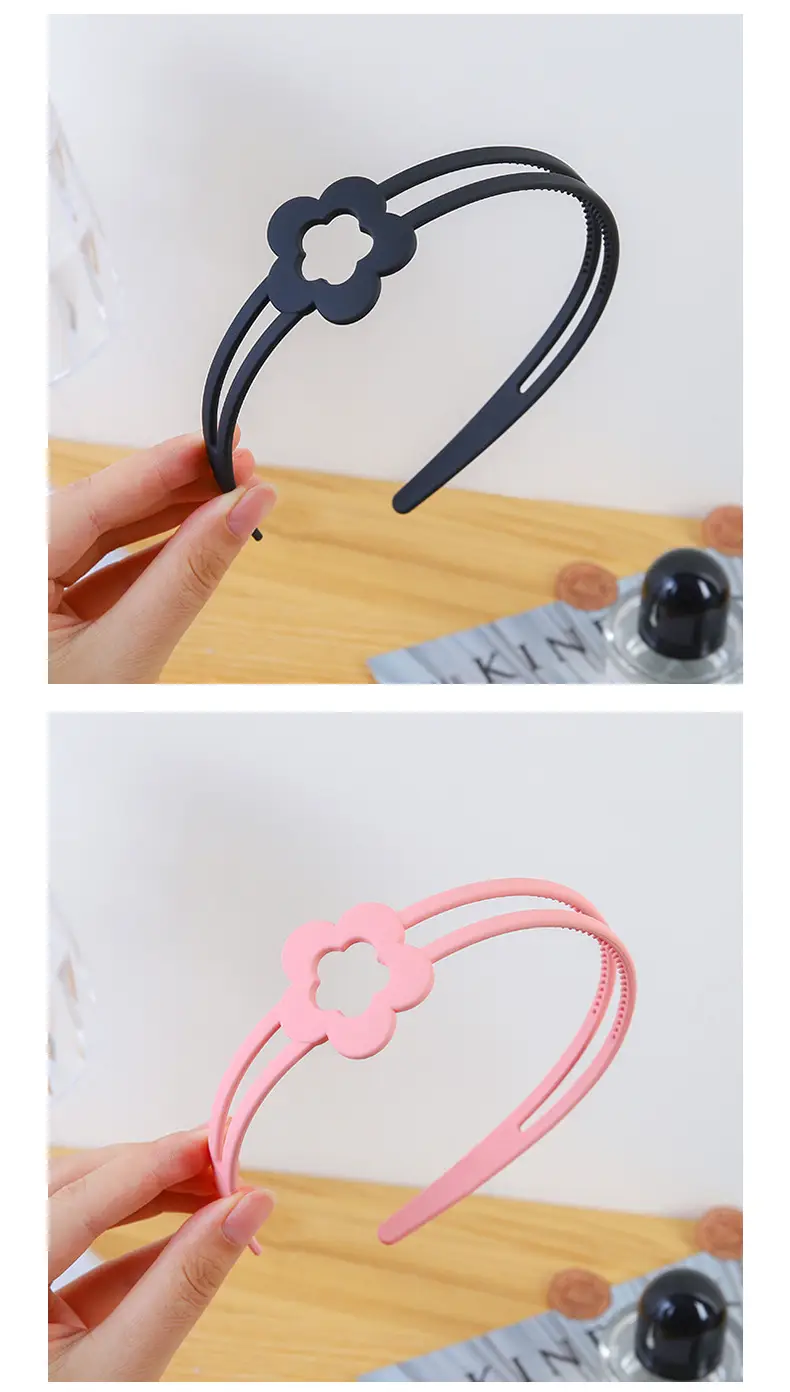 Girls' Toothed Matte Headband Non-Slip Summer Hair Accessory — feature 8