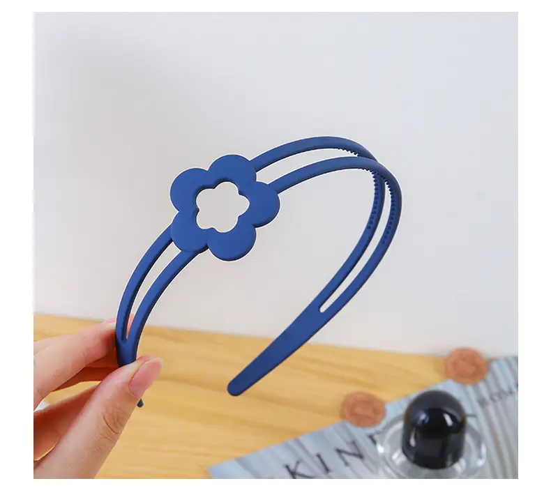 Girls' Toothed Matte Headband Non-Slip Summer Hair Accessory — feature 9