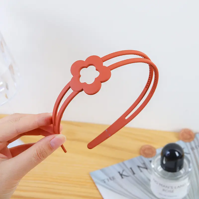 Girls' Toothed Matte Headband Non-Slip Summer Hair Accessory