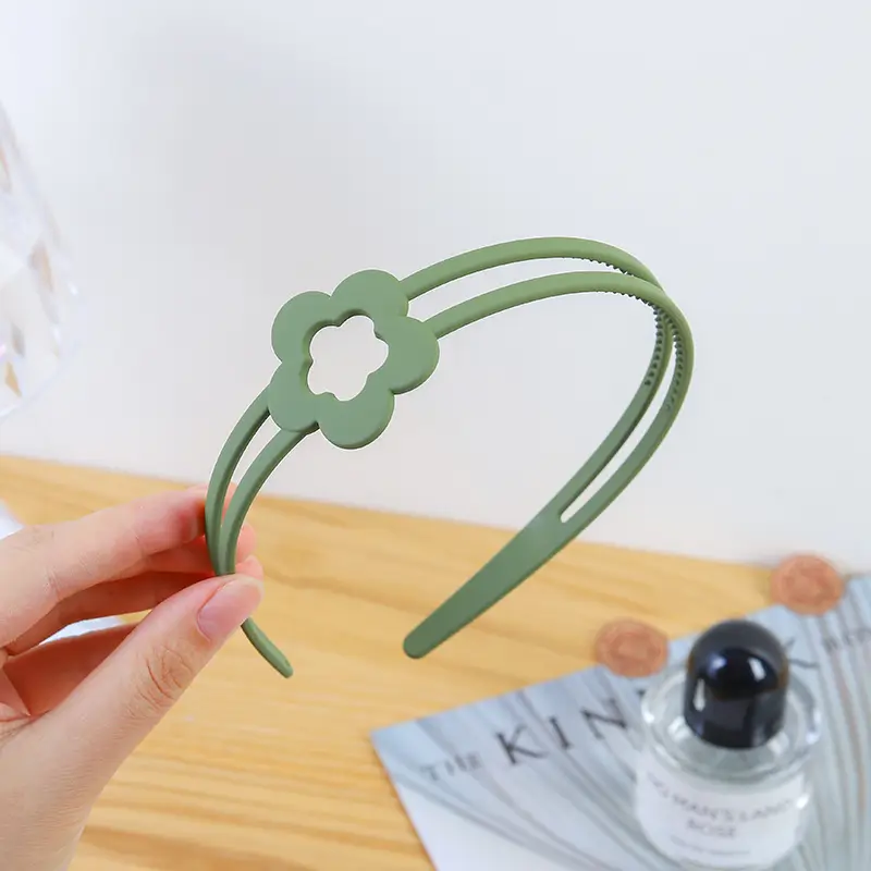 Girls' Toothed Matte Headband Non-Slip Summer Hair Accessory