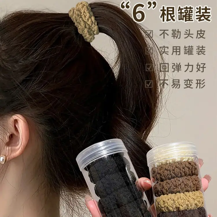 Thick Rubber Hair Ties for Women 2023 New High Quality - Image 5