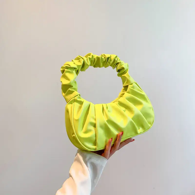 Purple Ruffled Shoulder Bag for Women 2023 - Image 19