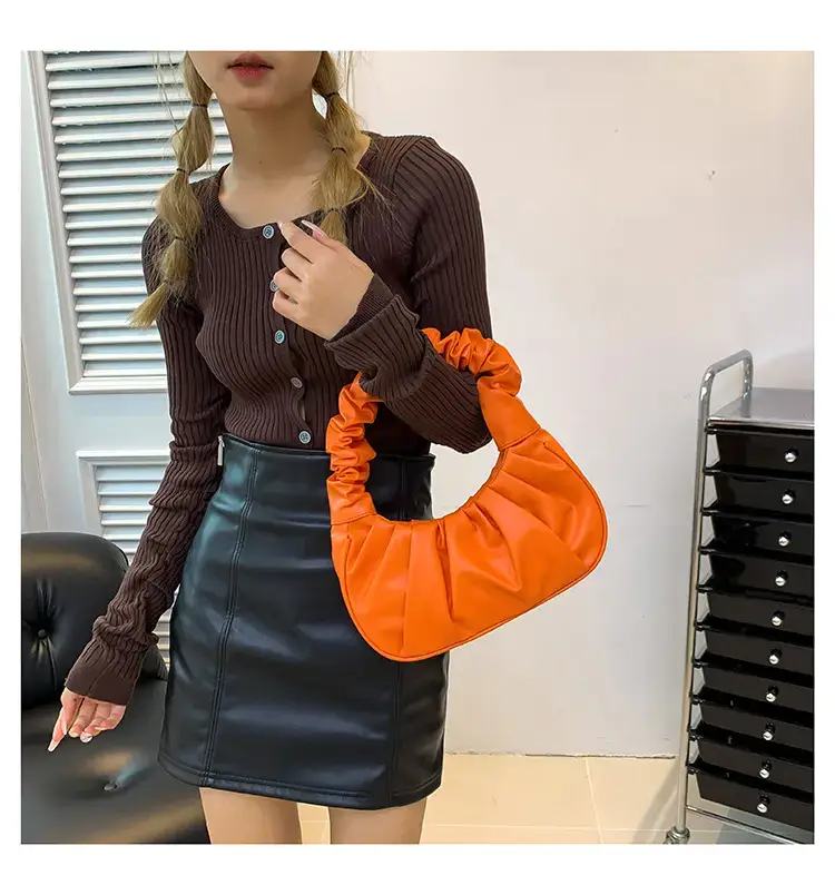 Purple Ruffled Shoulder Bag for Women 2023 — feature 13