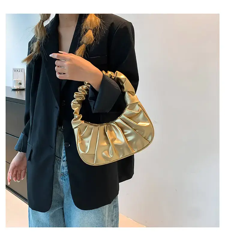 Purple Ruffled Shoulder Bag for Women 2023 — feature 15